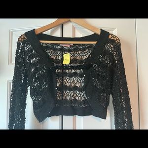 Black bolero jacket
